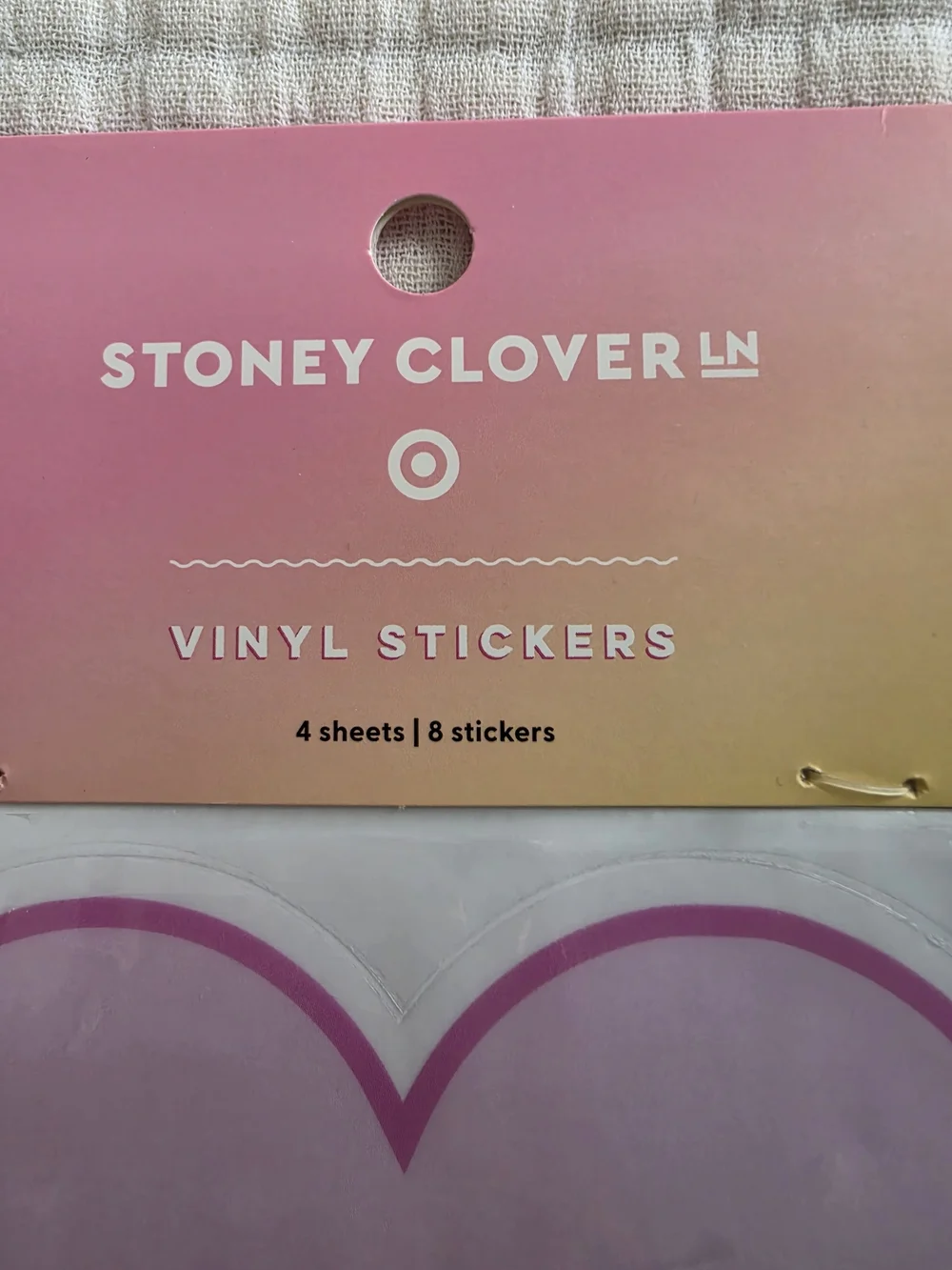 Stoney Clover X Target Vinyl Sticker Sheets